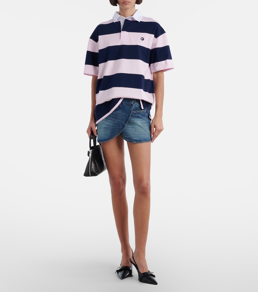  Coperni Coperni Striped Cotton Polo Shirt 