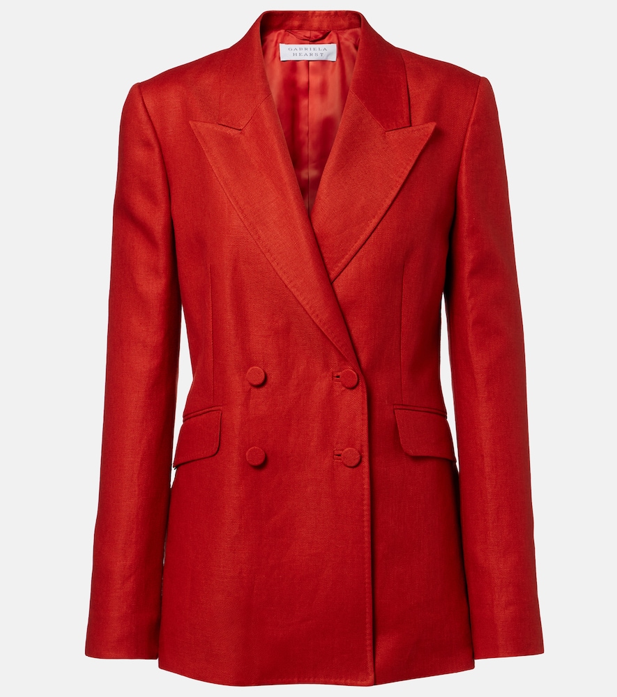 Gabriela Hearst Angela linen twill blazer