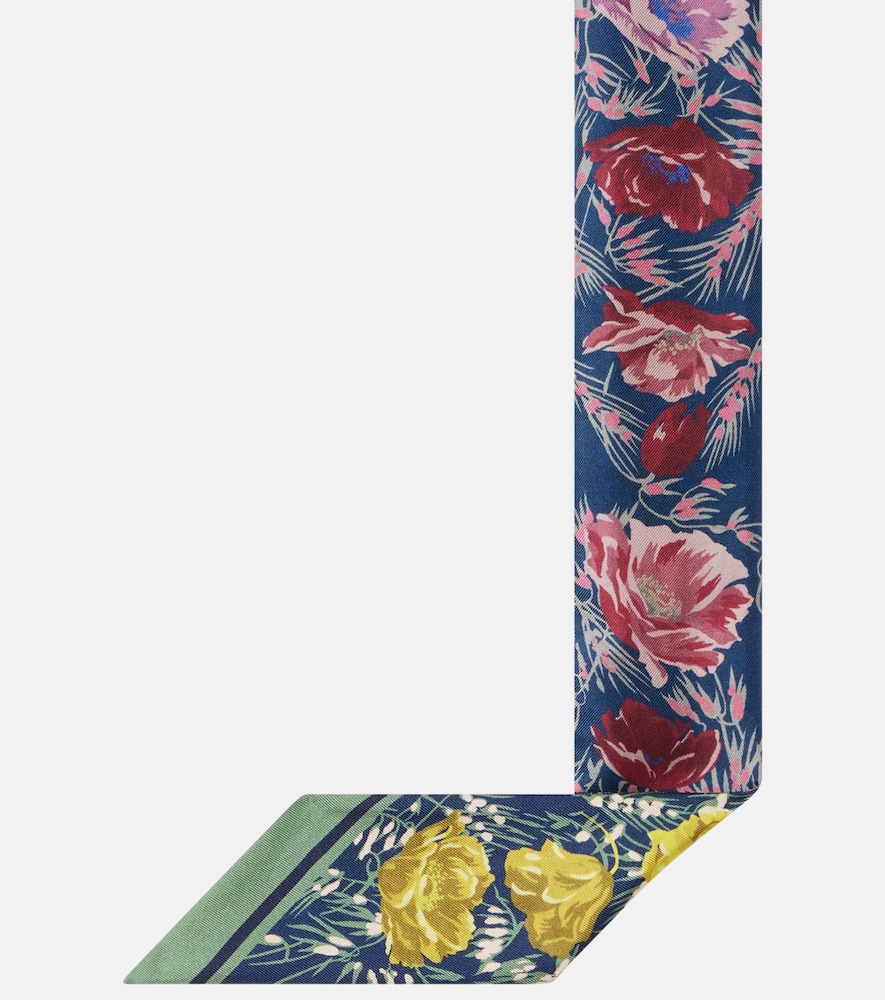  Valentino Valentino Printed Silk Twill Scarf 