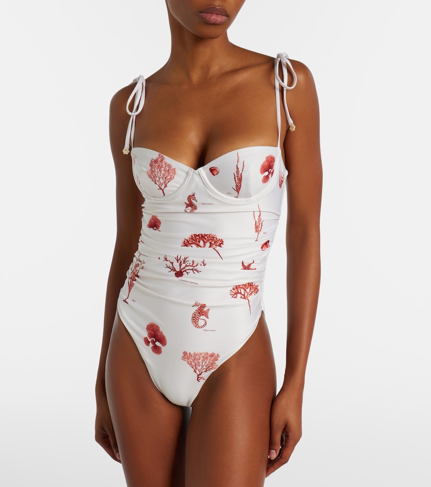 Agua by Agua Bendita Rabano printed swimsuit