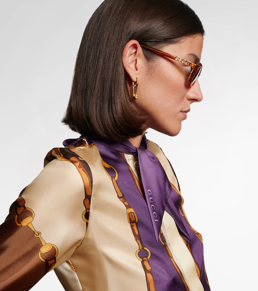  Gucci Gucci Eckige Sonnenbrille Signoria 