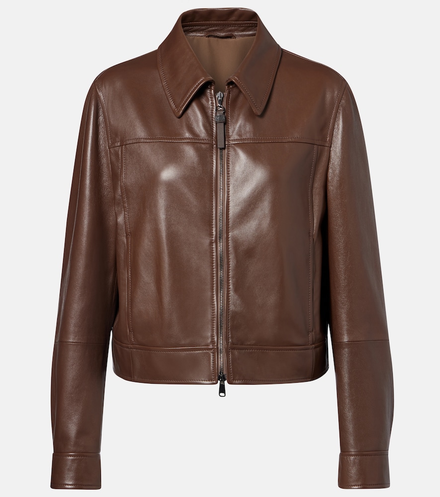Brunello Cucinelli Leather jacket