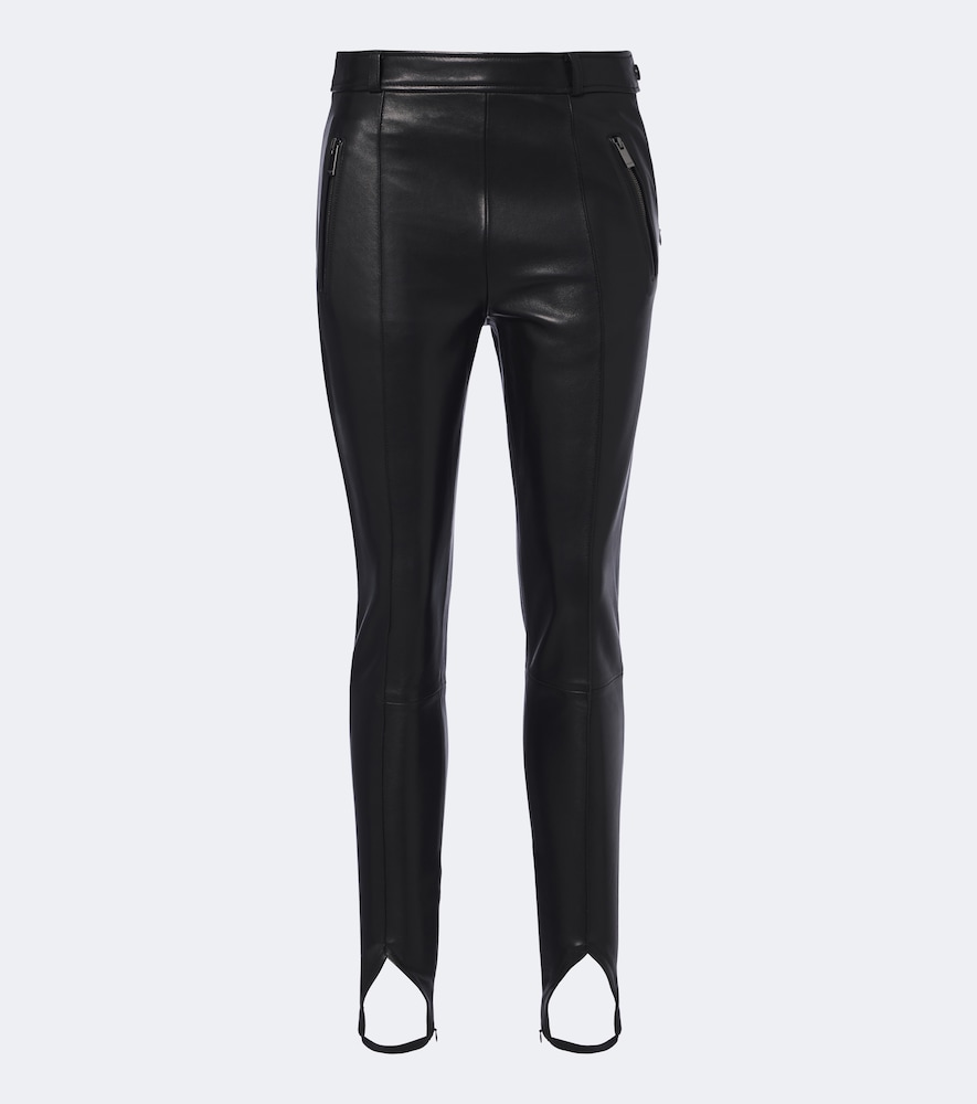 Leggings fuseau in pelle