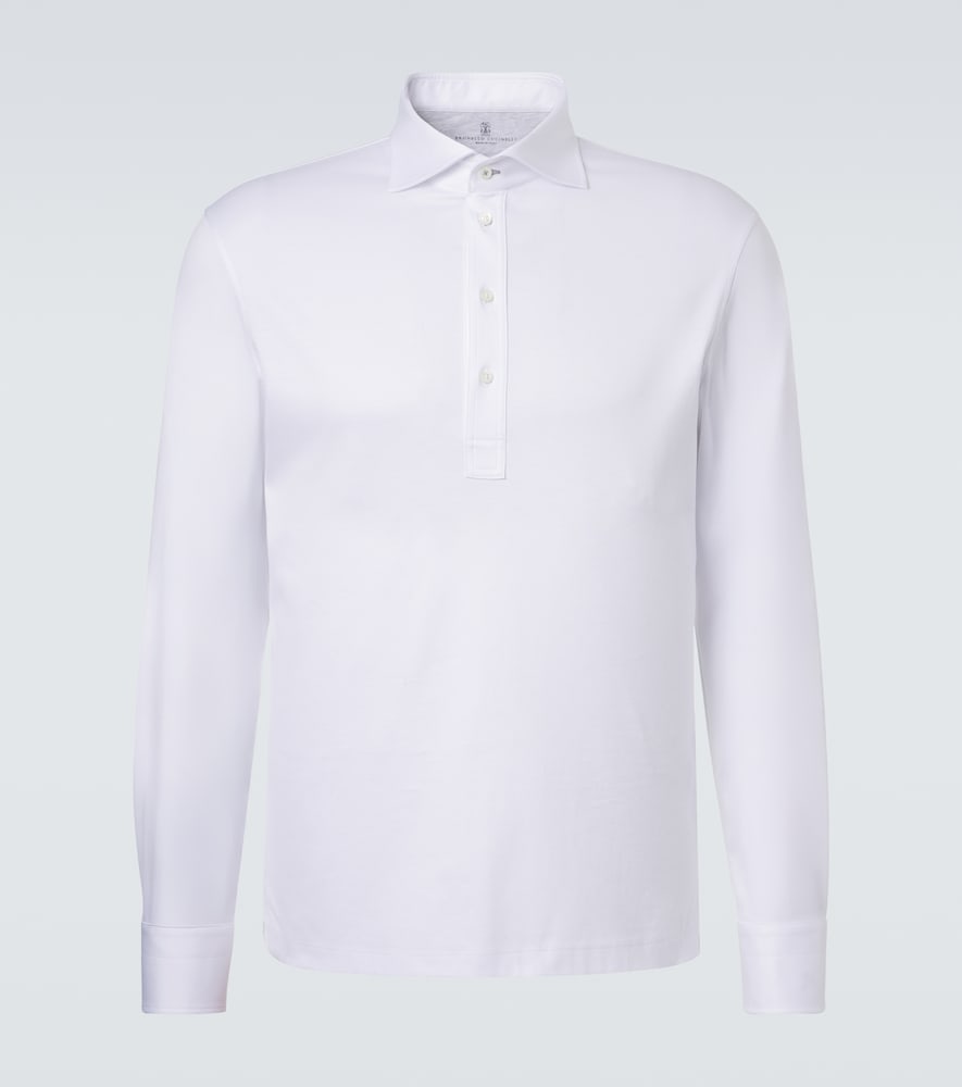 Polohemd aus Baumwoll-Jersey