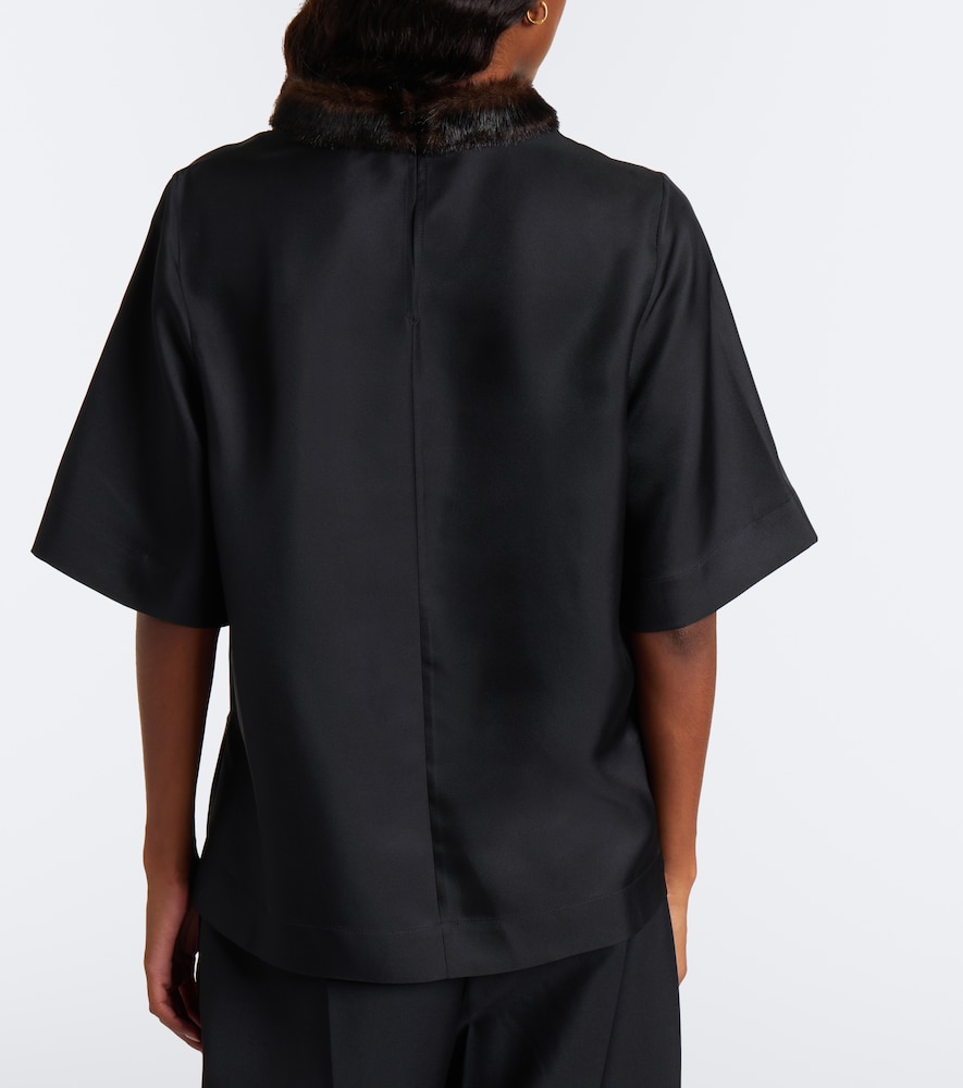 Dana Silk Twill Top