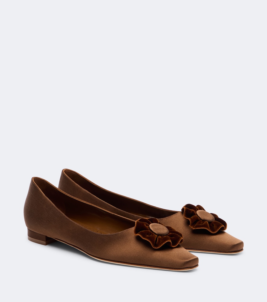 Ballerine Fortanflat in raso