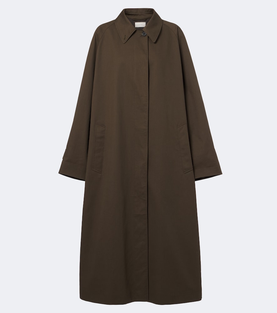 Cappotto Iza in gabardine di cotone