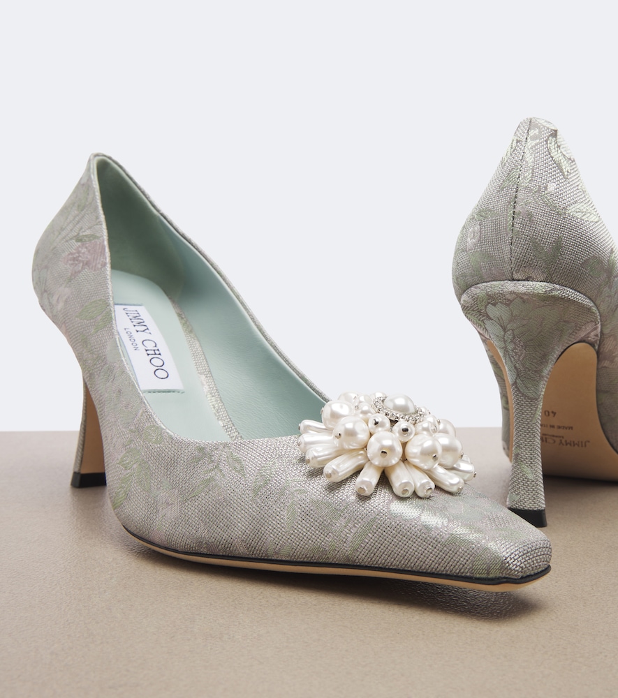 Ines Embellished Floral Pumps