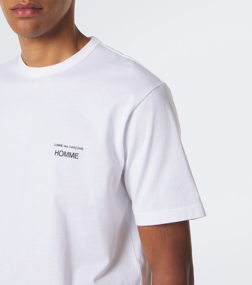 Comme Des Garçons Homme Logo Cotton Jersey T-Shirt