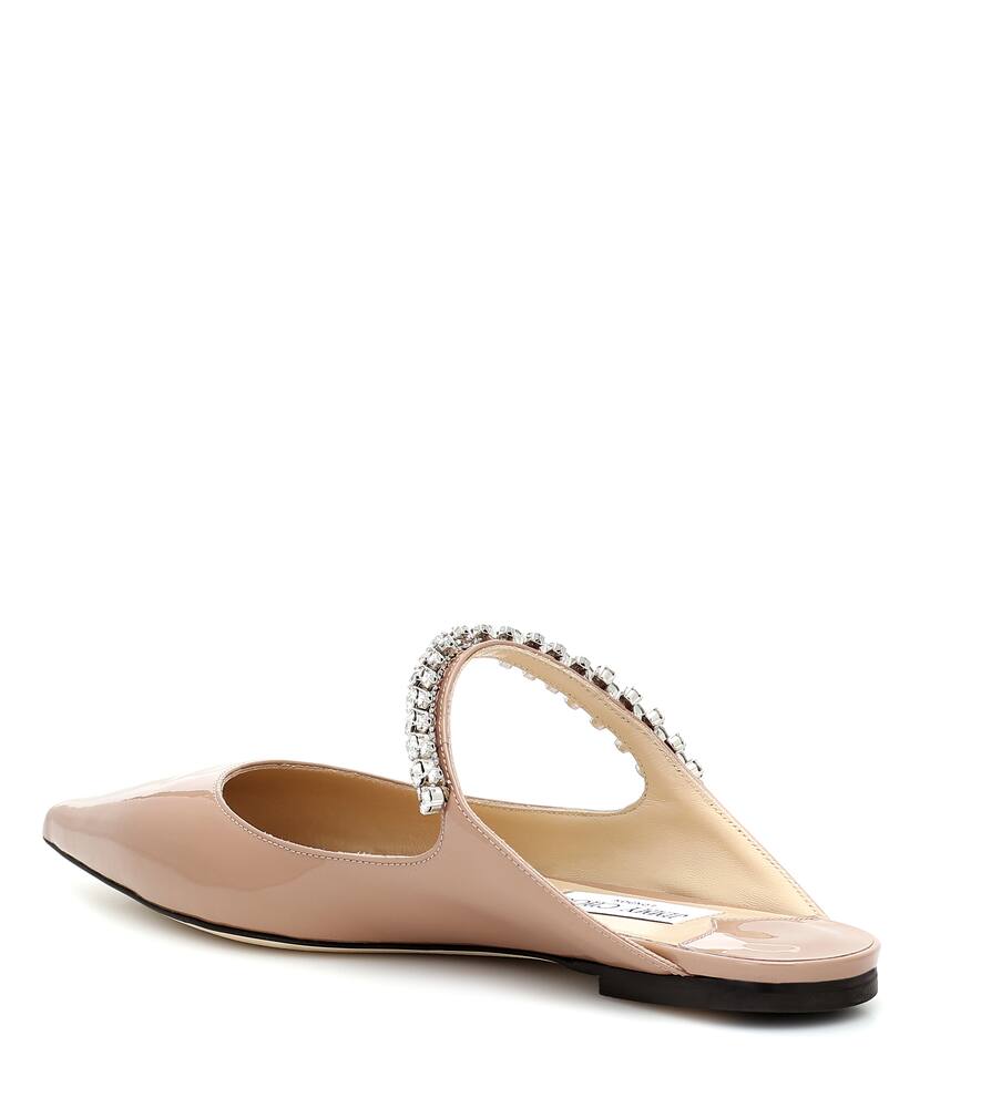 JIMMY CHOO BING PATENT LEATHER SLIPPERS,P00429972