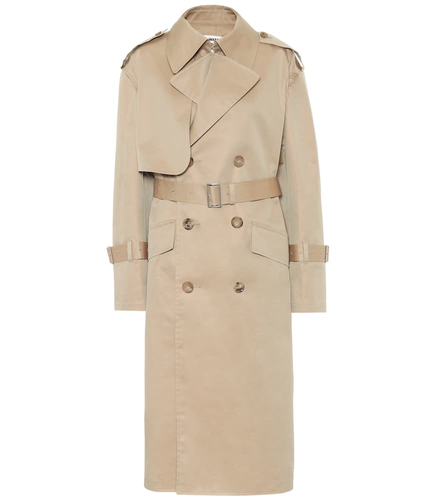 Cotton-blend gabardine trench coat by Junya Watanabe