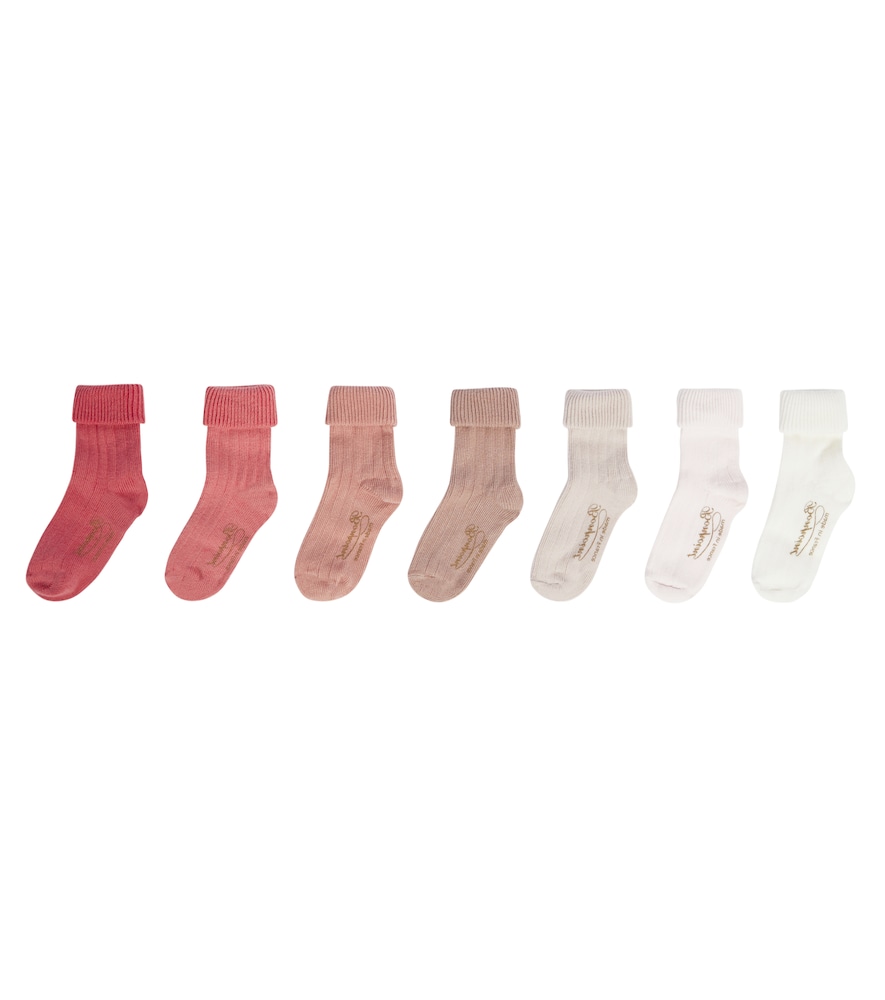  Bonpoint Bonpoint Baby Set Aus Sieben Paar Socken 