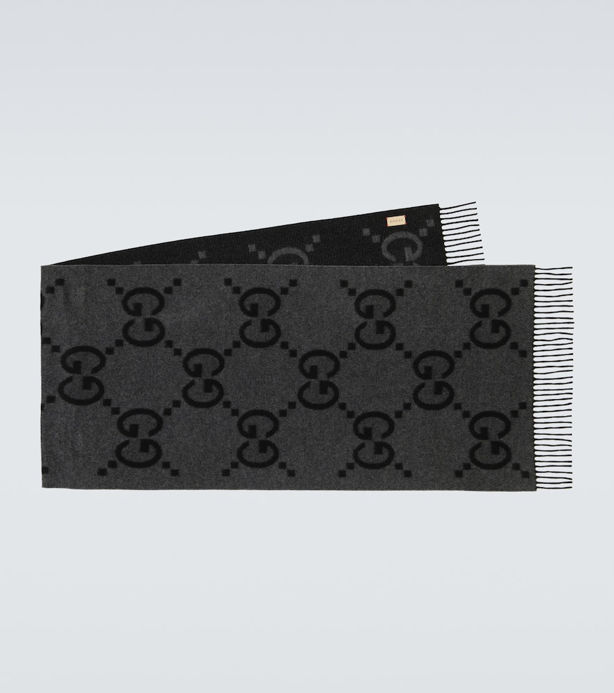 Cashmere GG jacquard scarf