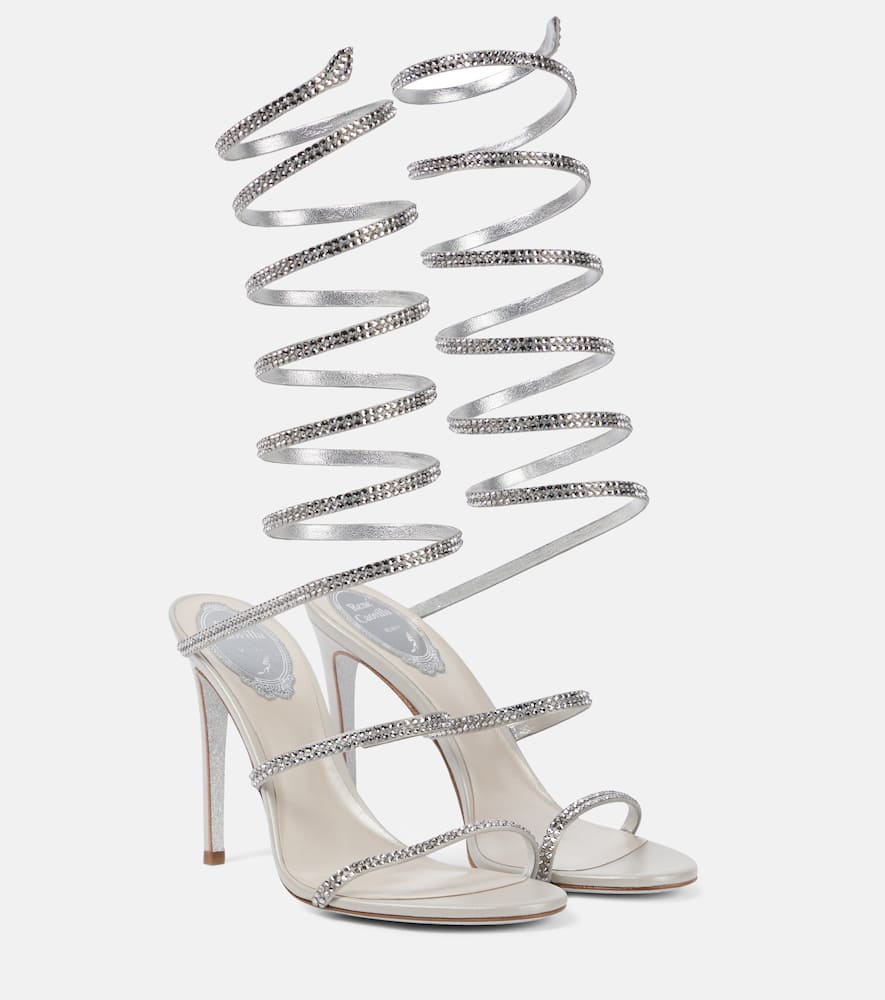Rene Caovilla Supercleo embellished leather sandals