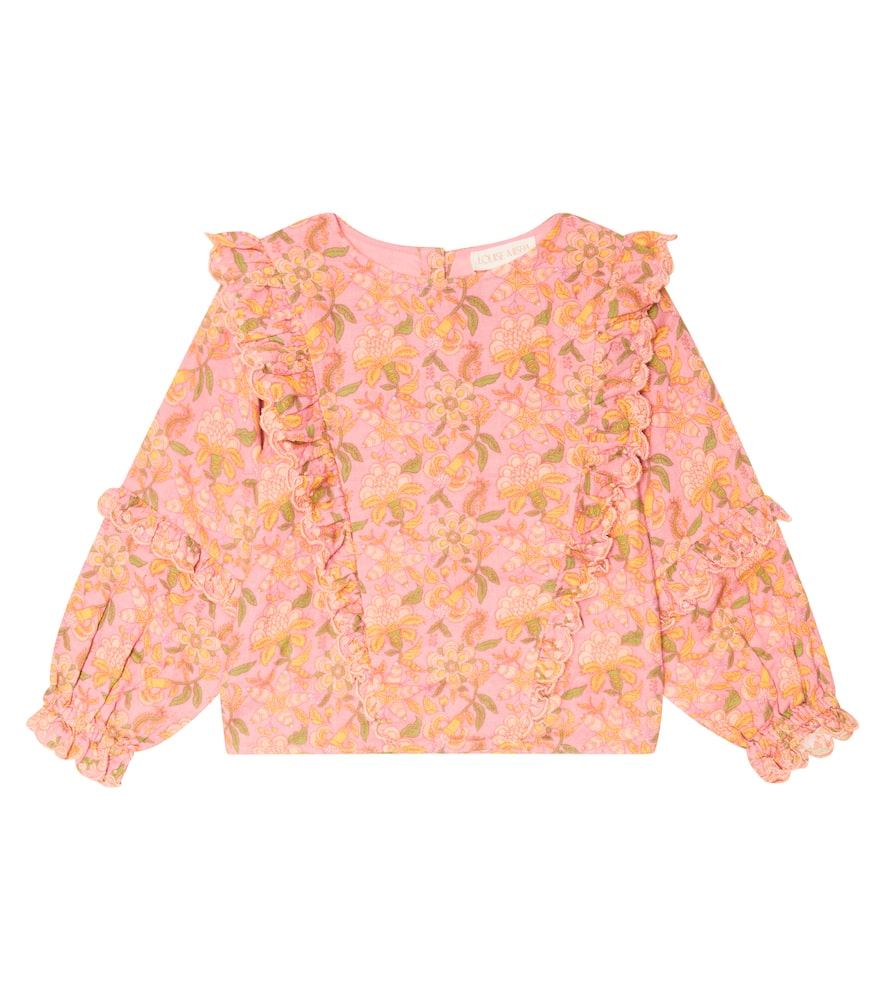 Louise Misha Floral cotton top