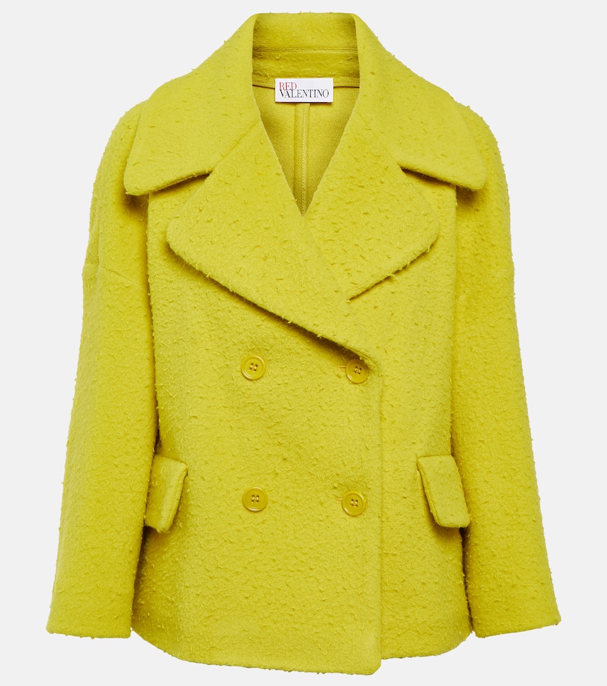 Double-breasted wool jacket
