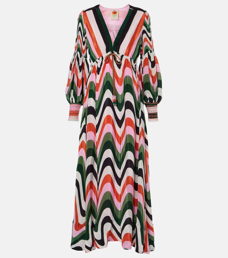 Shop Farm Rio Printed Maxi Dress In Multicoloured