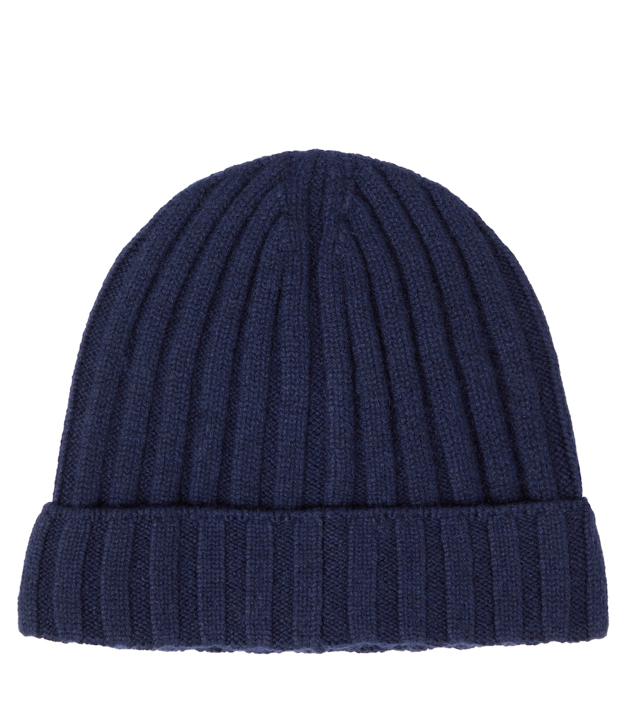  Brunello Cucinelli Kids Brunello Cucinelli Kids Ribbed-knit Cotton Beanie 
