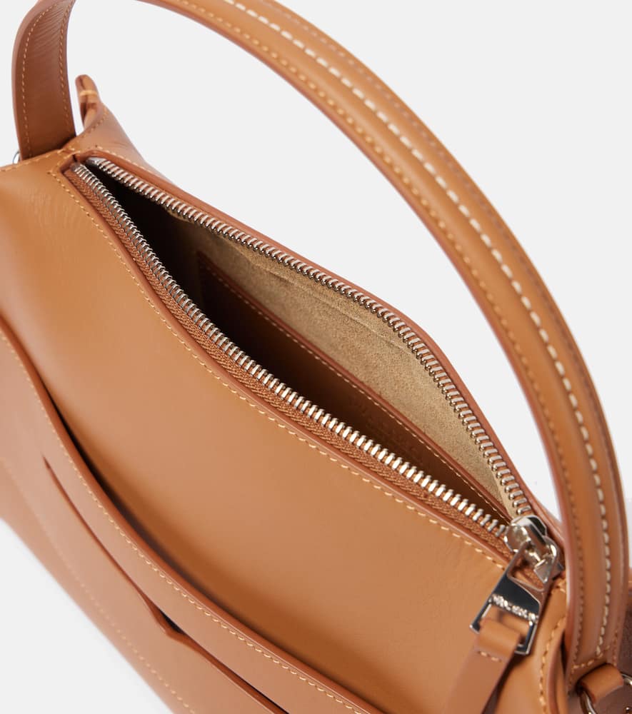 Jw Anderson Medium Loafer Shoulder Bag In Tan