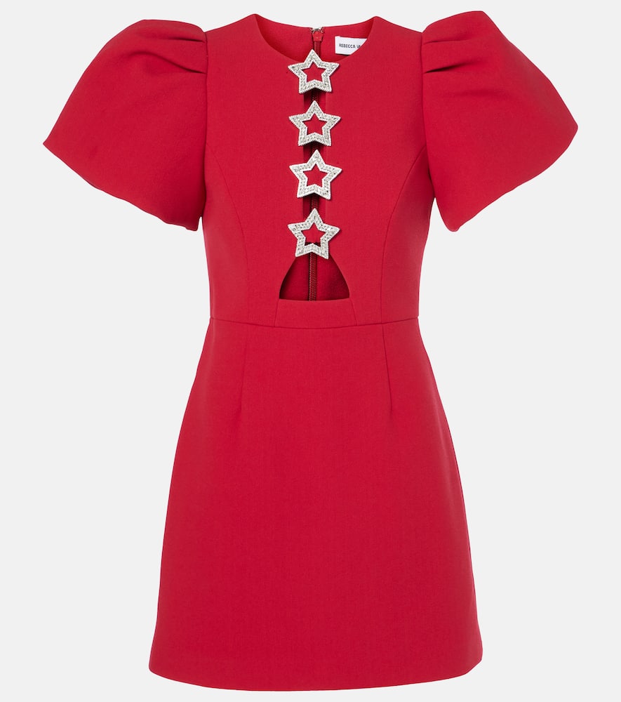 REBECCA VALLANCE AKARI PUFF-SLEEVE MINIDRESS