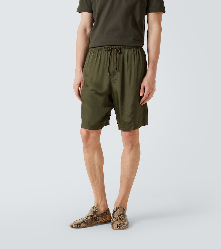  Dries Van Noten Dries Van Noten Metallic Shorts 