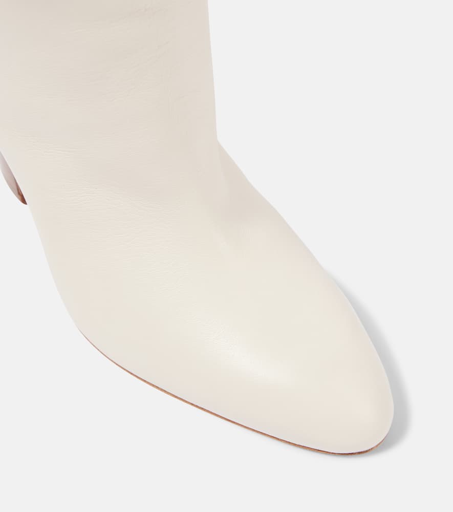 Paris Texas Lavinia 100 Leather Knee-length Boots In White