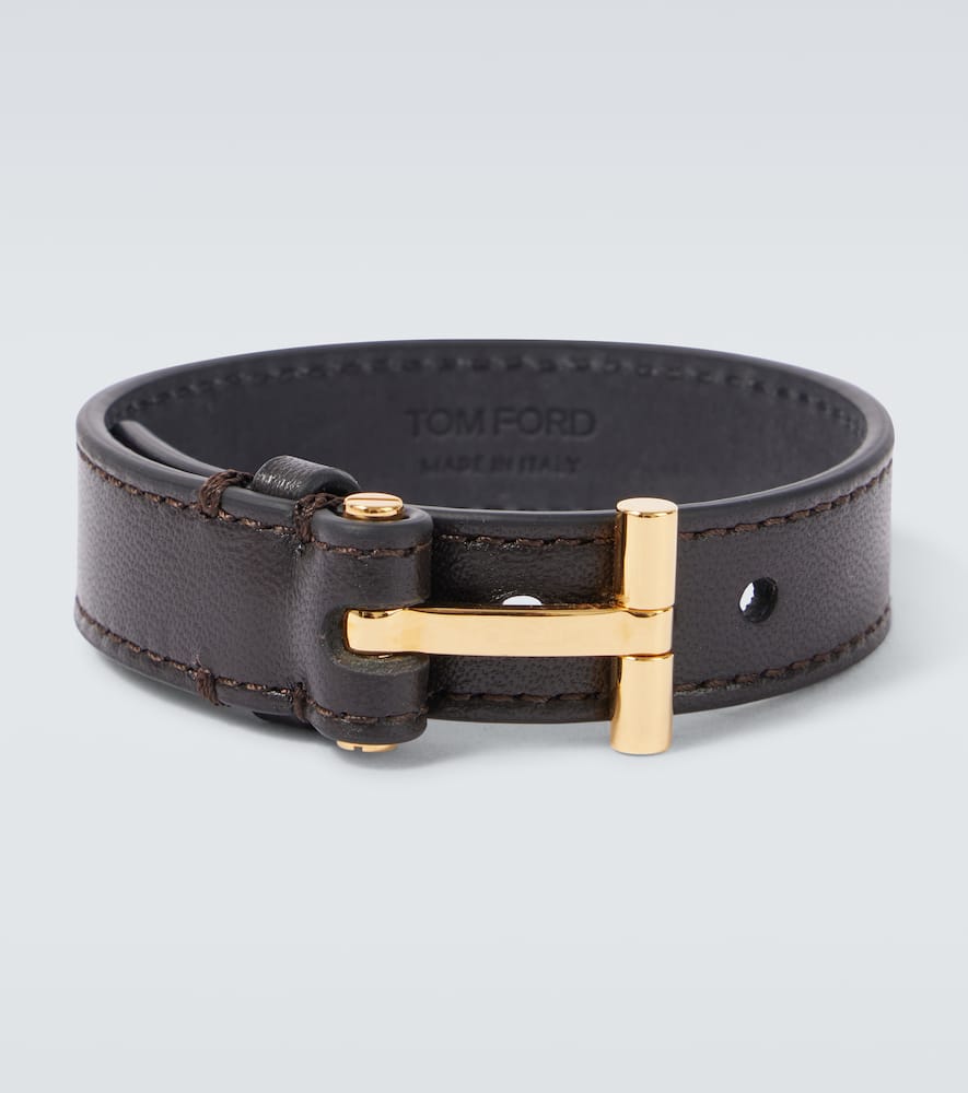 T leather bracelet