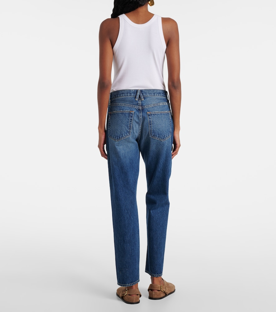 Amber Mid-Rise Slim Jeans
