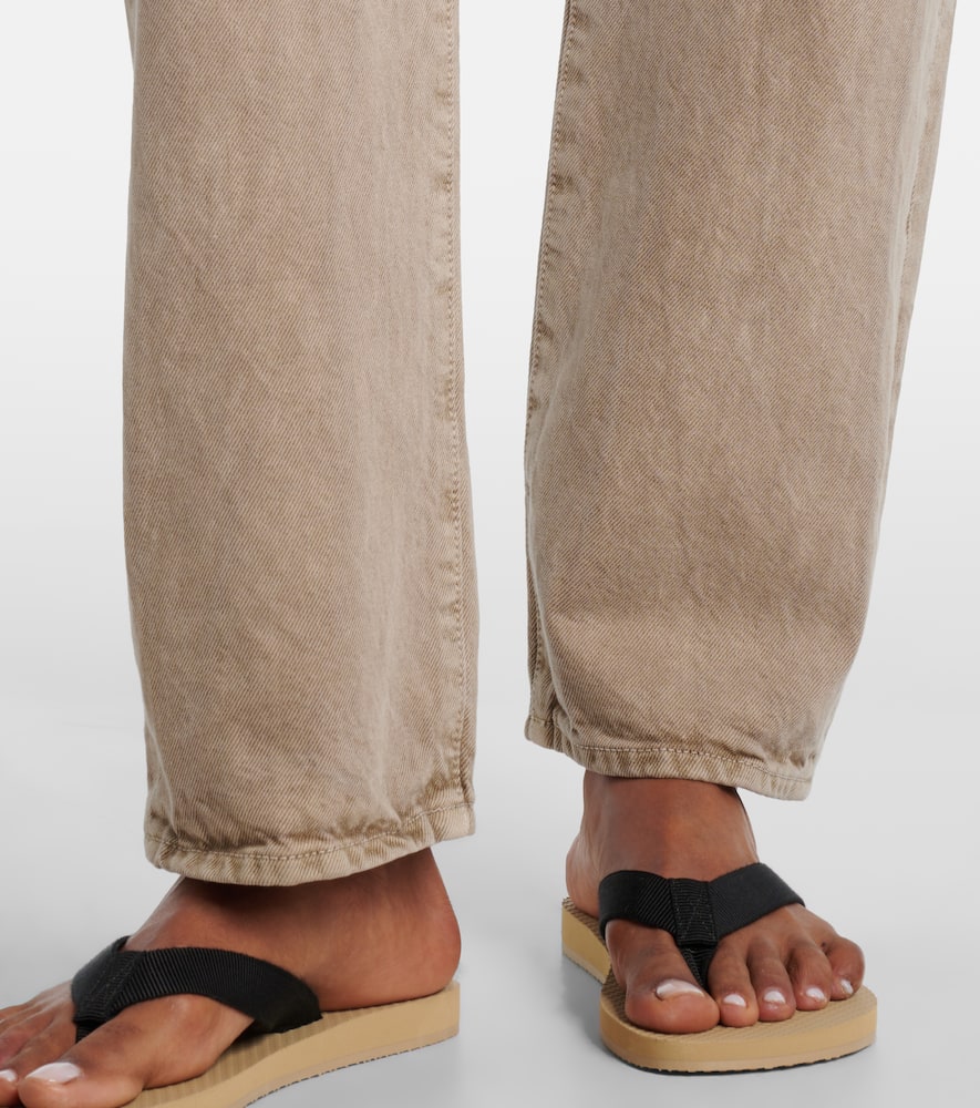 Slvrlake London Straight Jeans In Neutral