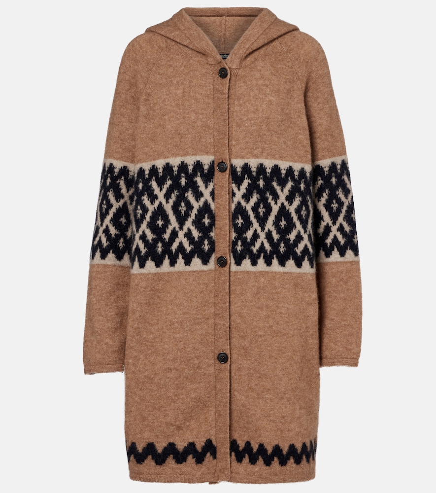 's Max Mara Moscova Mohair And Wool-blend Cardigan In Brown