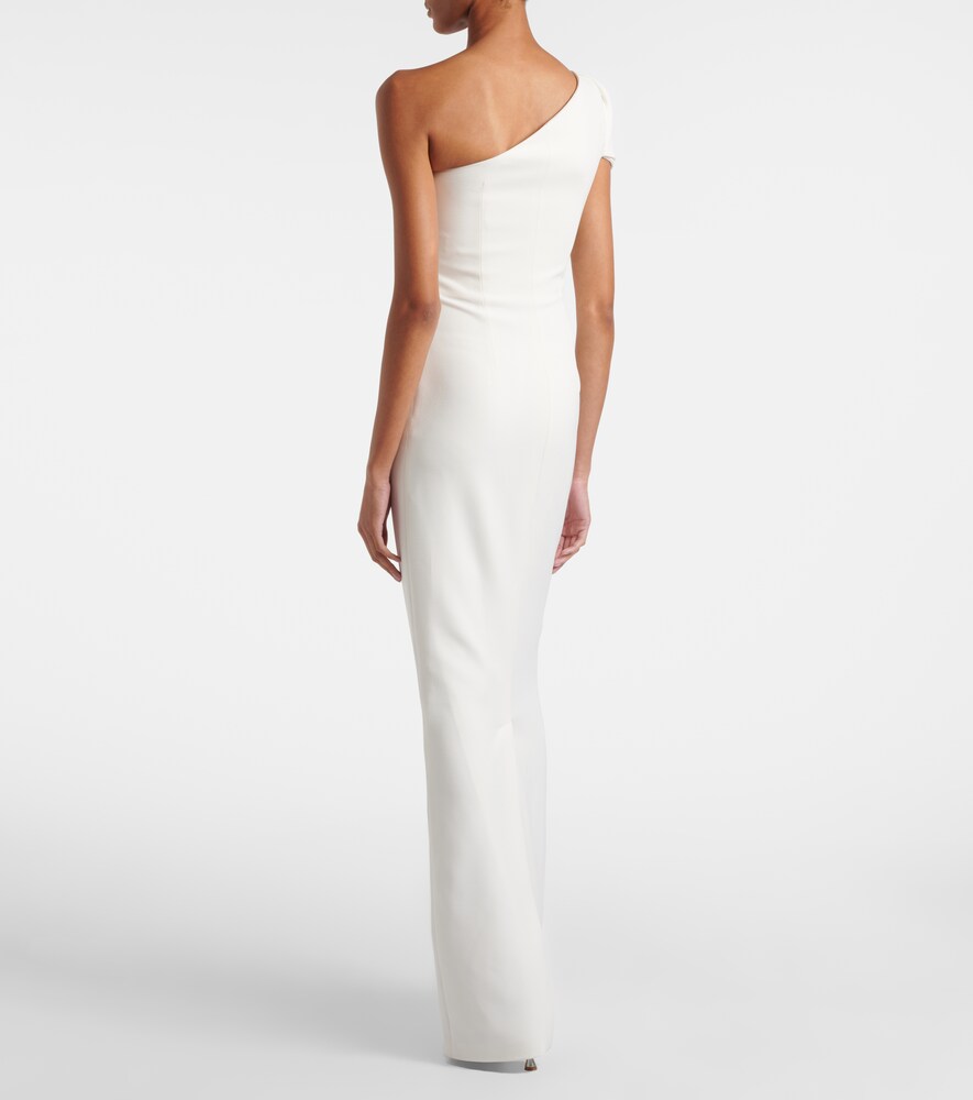  Safiyaa Safiyaa Bridal Robe Blanchette Aus Crêpe 