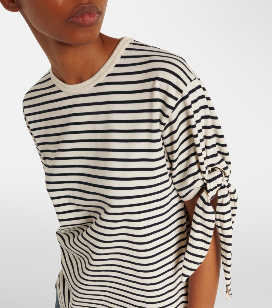 Striped Cotton Jersey T-Shirt