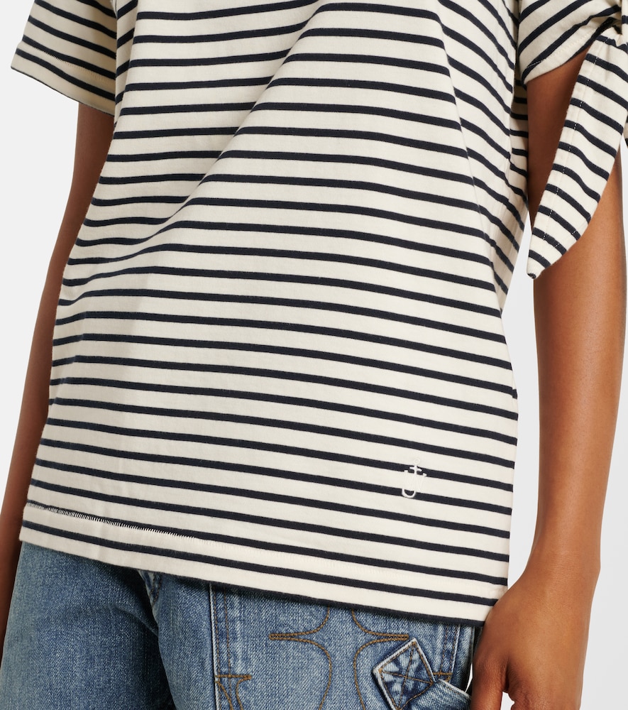 Striped Cotton Jersey T-Shirt