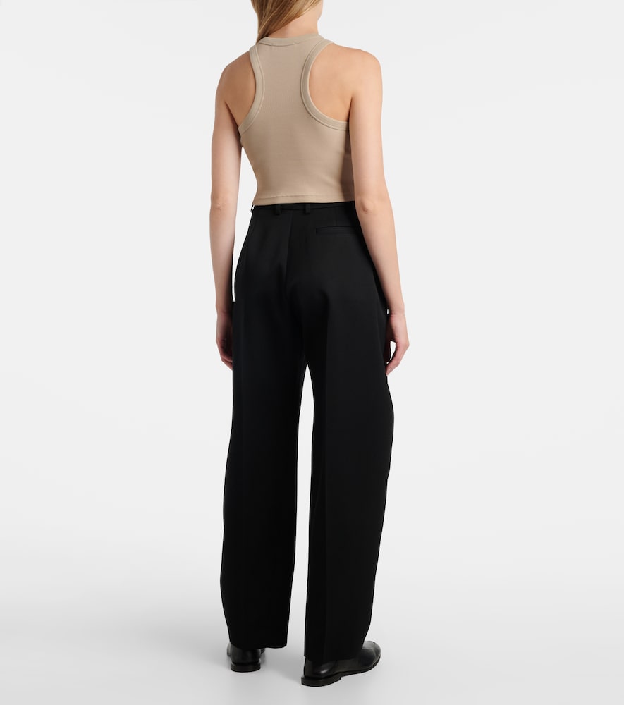  Givenchy Givenchy Logo Cropped Cotton Jersey Tank Top 