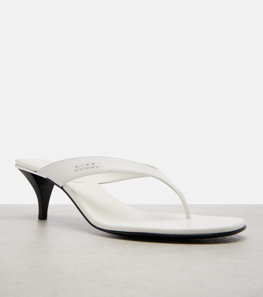  Gucci Gucci Sandalen Vittoria Aus Leder 