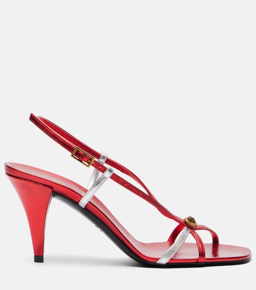  Versace Versace Slingback-sandalen Valentina Aus Leder 