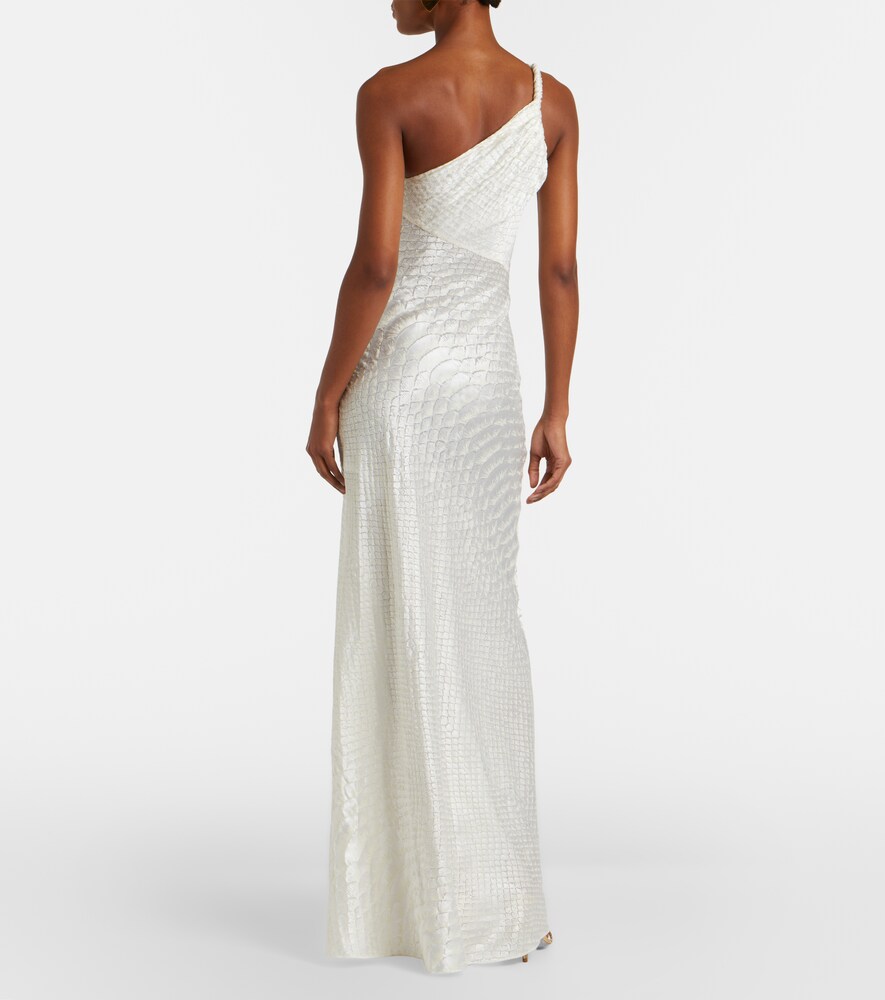  Roberto Cavalli Roberto Cavalli One-shoulder-robe 