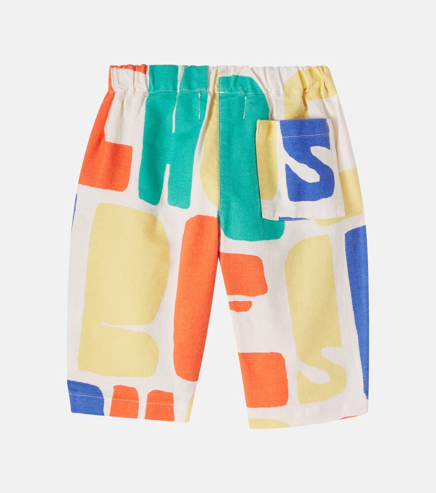 Bobo Choses Bobo Choses Baby Logo Printed Cotton Pants 
