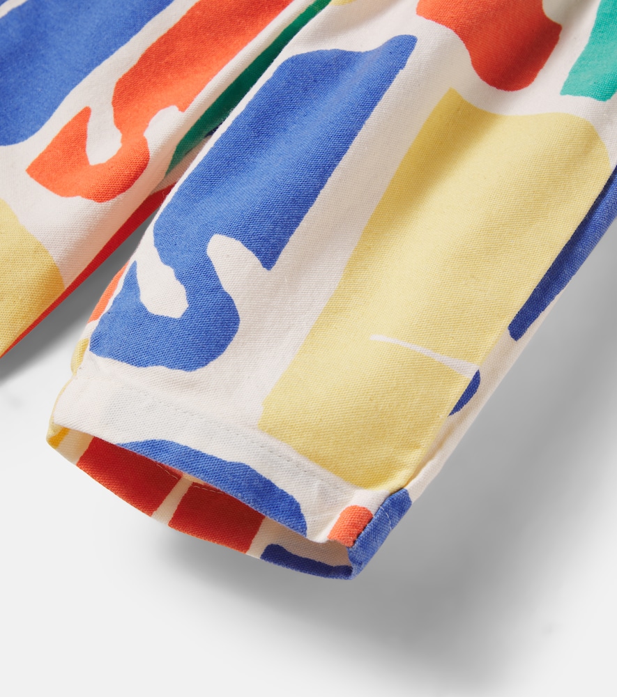  Bobo Choses Bobo Choses Baby Logo Printed Cotton Pants 
