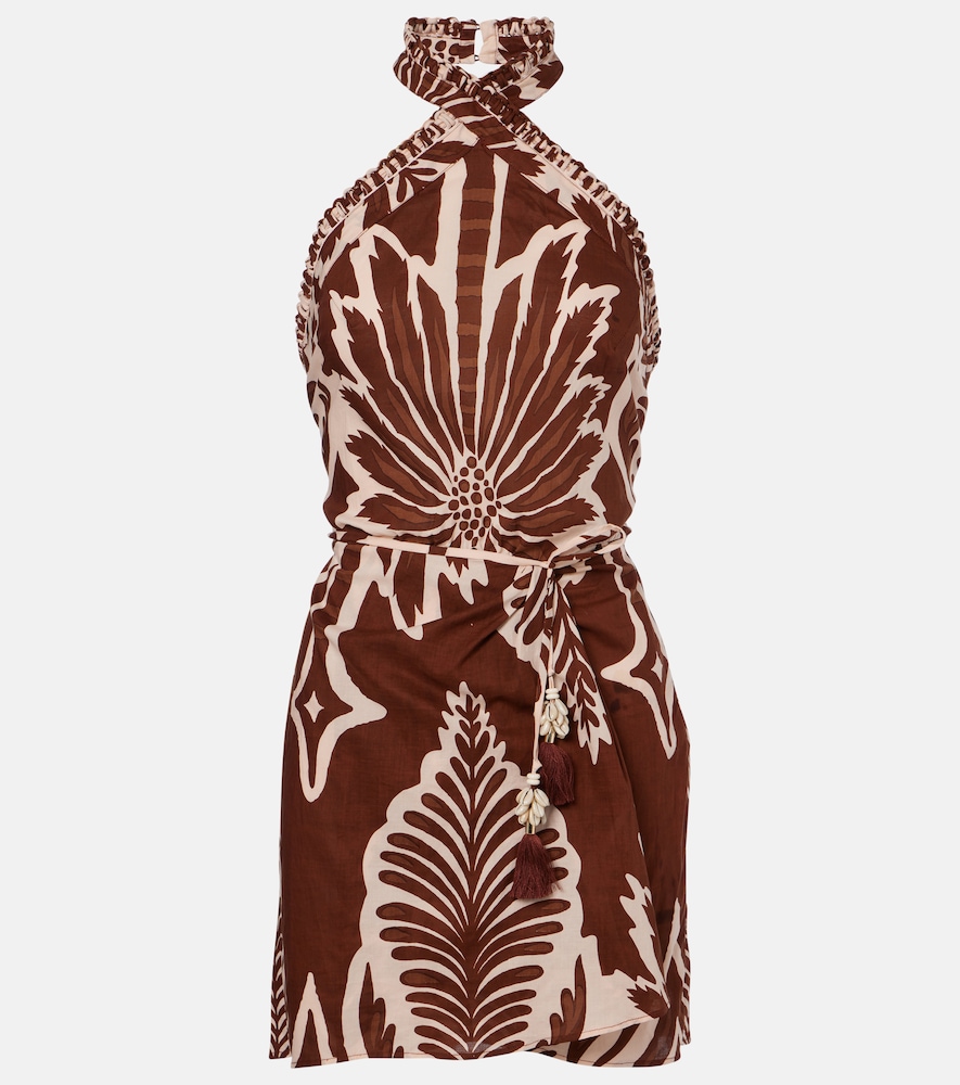 Poupette St Barth Manon printed cotton minidress