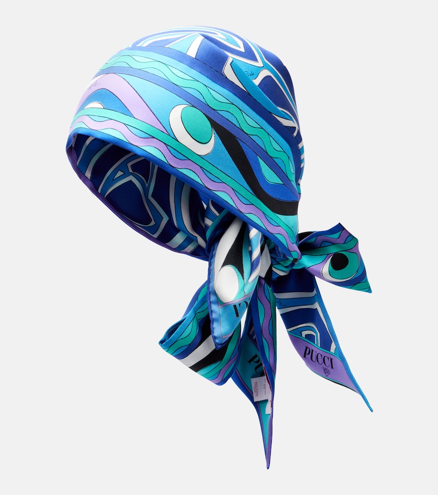Pucci Labirinto silk twill head wrap | Thumbnail 6