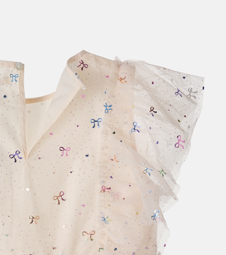  Konges Slojd Konges Sløjd Kleid Ada Aus Tüll Mit Glitter 