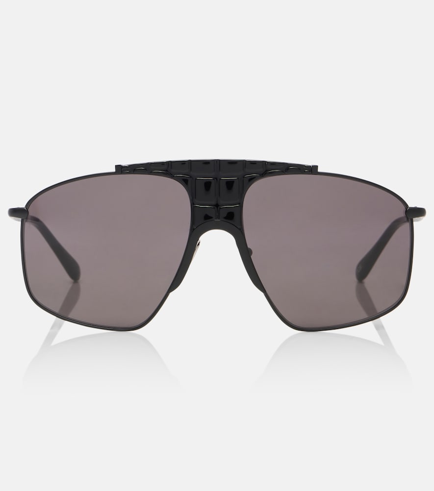 Alaia Alaïa Lettering Logo aviator sunglasses