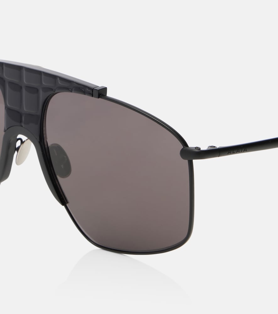  Alaia Alaïa Aviator-sonnenbrille Lettering Logo 