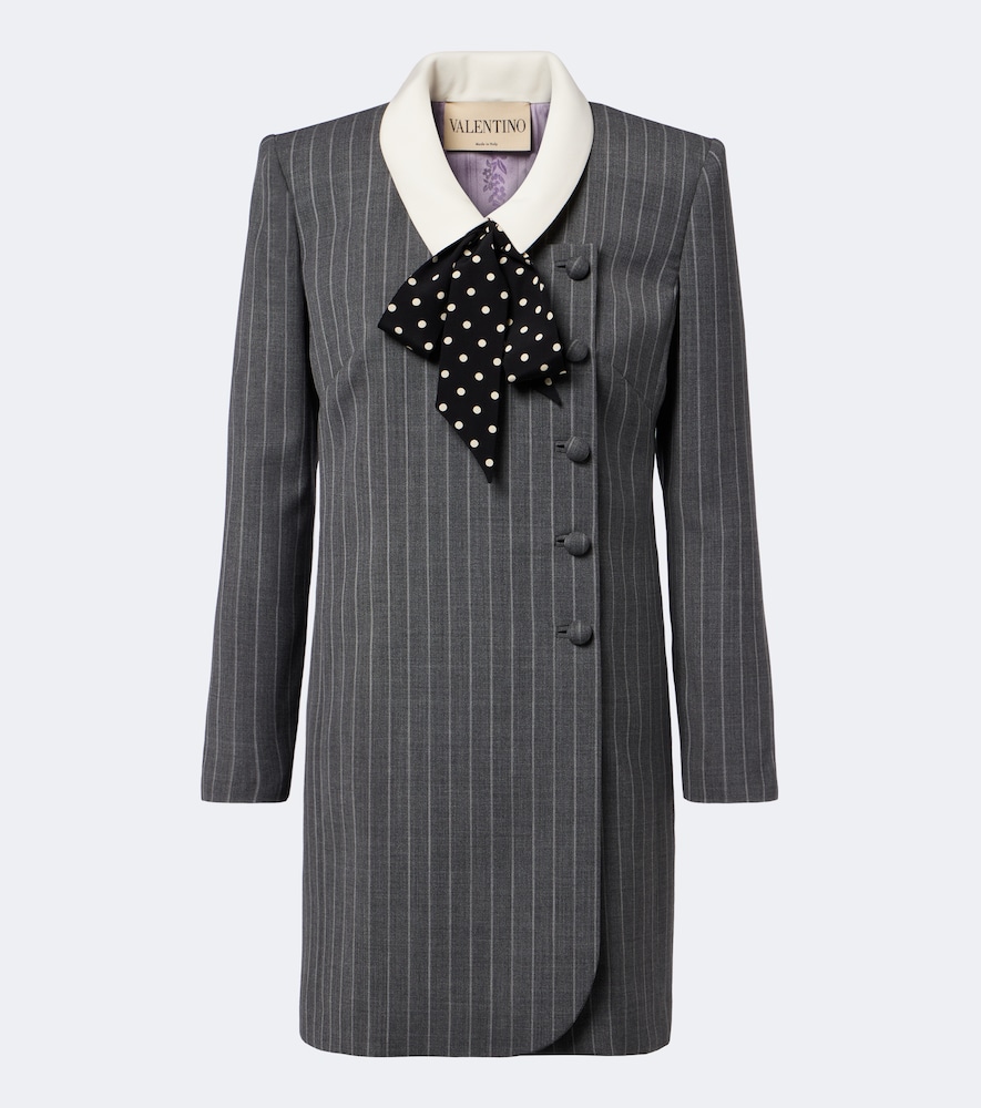 Valentino Robe blazer en laine vierge rayures 3900 €