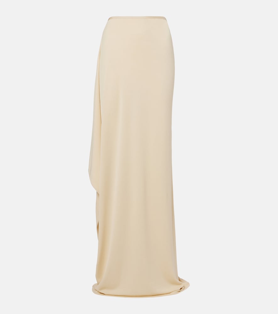 The Row Women's Beige Dione Draped Maxi Skirt UK Size 6 - Mytheresa
