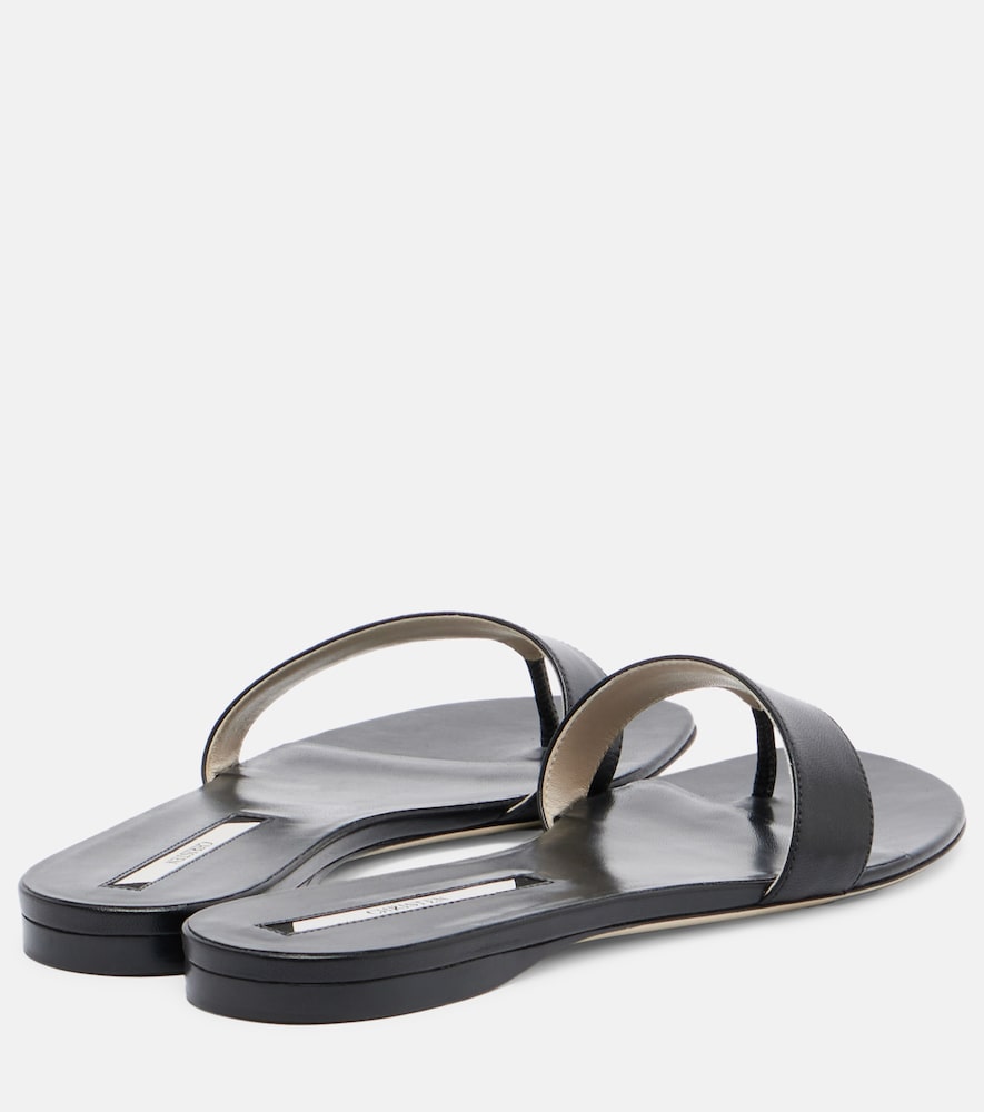  Christen Christen Helix Leather Thong Sandals 
