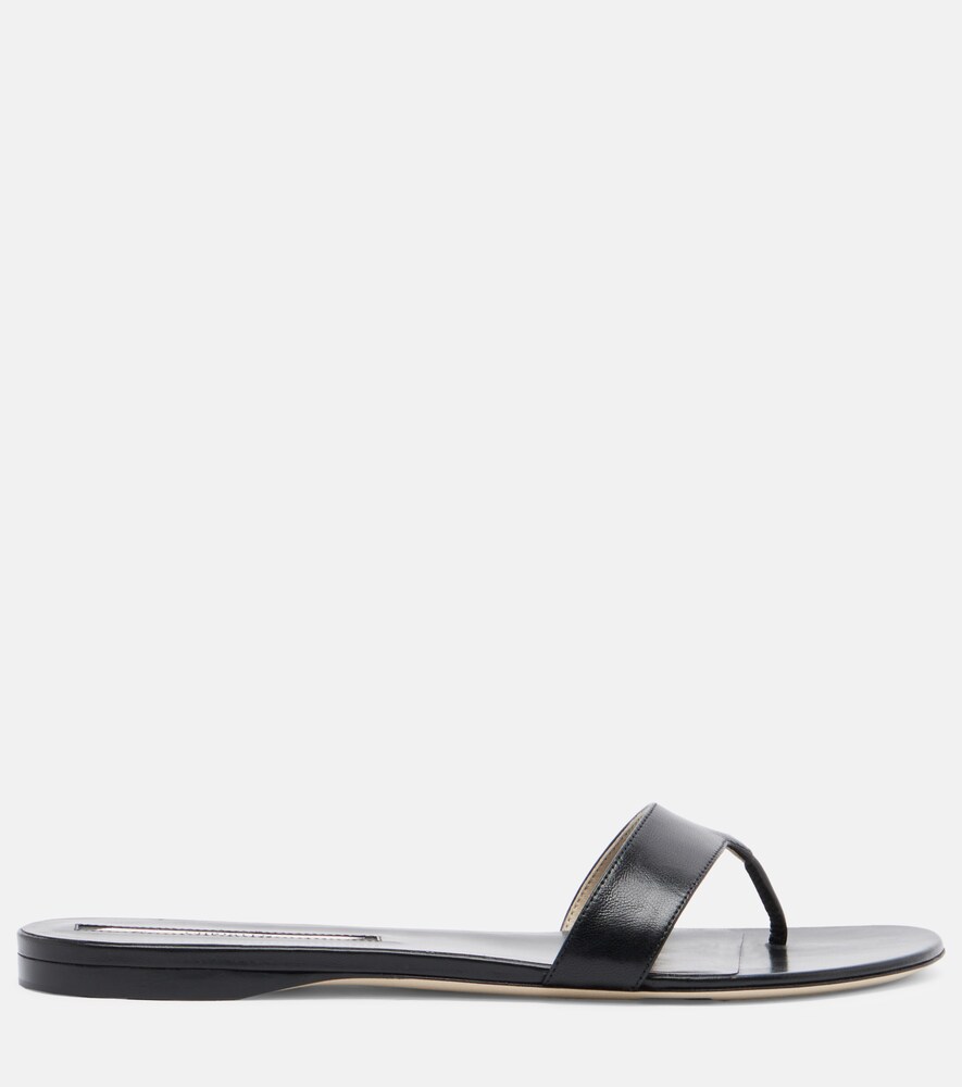 Christen Christen Helix Leather Thong Sandals 