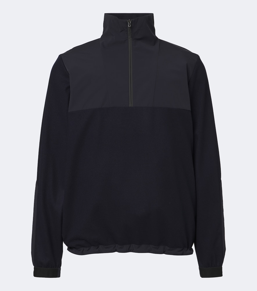 Sease Skipper Wool And Cashmere Ski Sweatshirt In Blue
