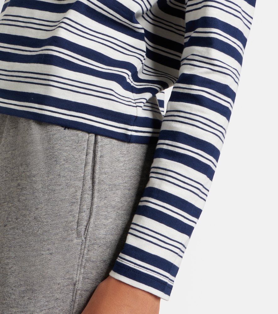 Polo Ralph Lauren Printed Striped Cotton T-Shirt